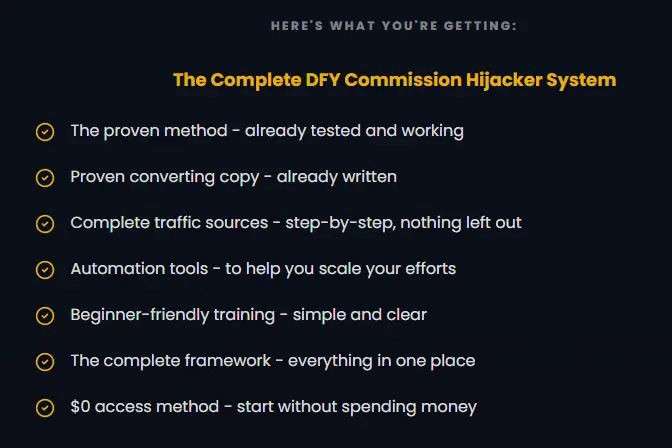 DFY Commission Hijacker